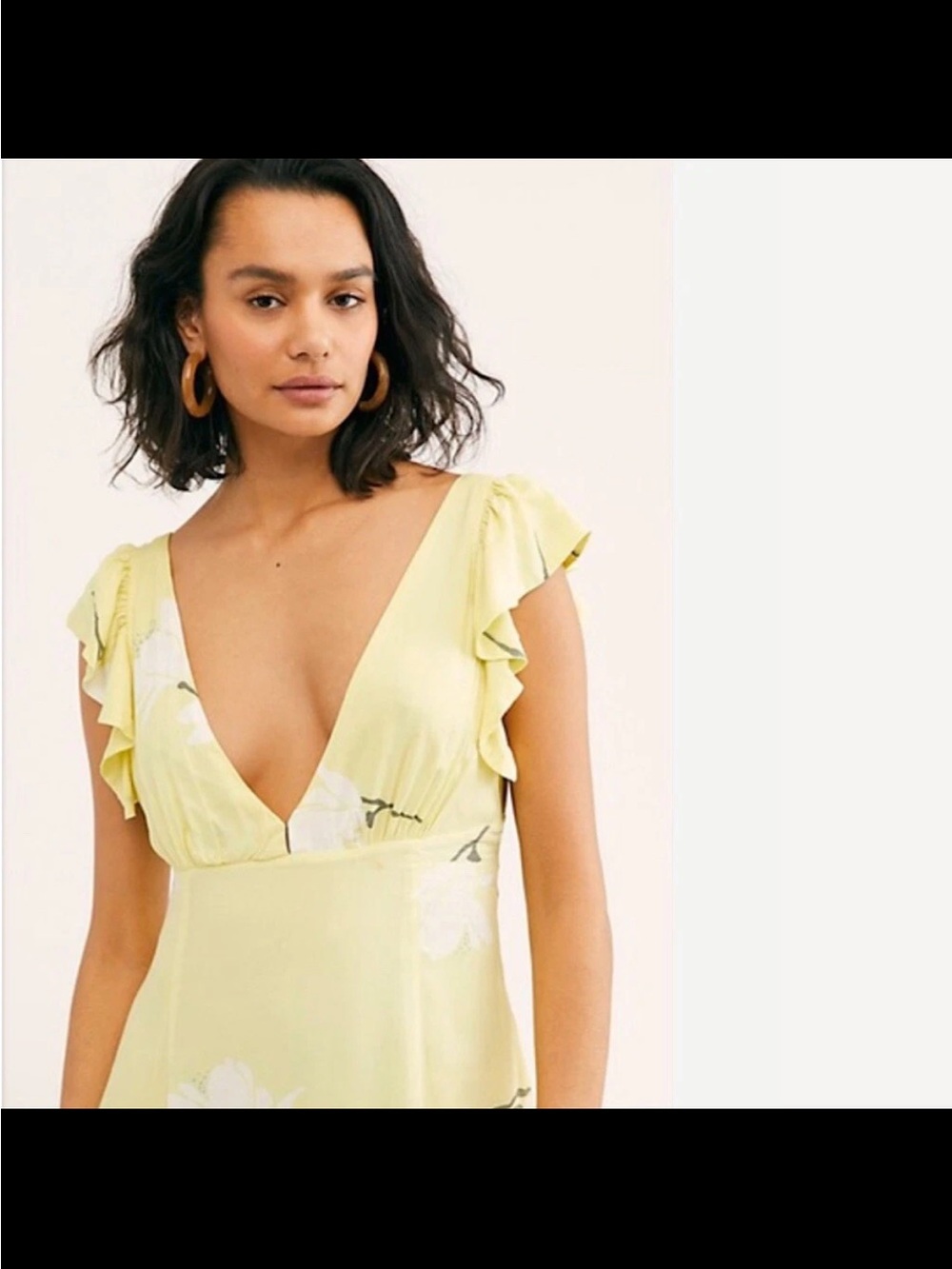 Free People She’s a Waterfall Yellow Floral Maxi dress — Size 4! - Picture 4 of 12
